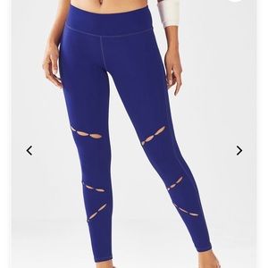 Royal blue fabletics leggings royal blue